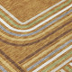 8' X 10' Orange And Gold Geometric Washable Indoor Outdoor Area Rug