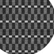 8' Black And Graphite Round Geometric Washable Indoor Outdoor Area Rug