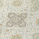3' X 5' Ivory And Brown Damask Washable Indoor Outdoor Area Rug