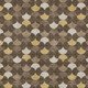 5' X 8' Chocolate And Brown Geometric Washable Indoor Outdoor Area Rug