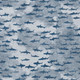 5' X 8' Blue And Denim Blue Horse Washable Indoor Outdoor Area Rug