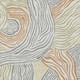 8' X 10' Linen And Green Ikat Washable Indoor Outdoor Area Rug