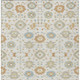 8' X 10' Ivory And Linen Geometric Washable Indoor Outdoor Area Rug