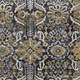 5' X 8' Black And Graphite Damask Washable Indoor Outdoor Area Rug