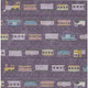 9' X 12' Plum And Purple Abstract Washable Indoor Outdoor Area Rug