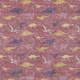 8' X 10' Mauve And Pink Geometric Washable Indoor Outdoor Area Rug