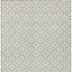 3' X 5' Ivory And Linen Geometric Washable Indoor Outdoor Area Rug