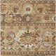 3' X 5' Gold And Saffron Cactus Washable Indoor Outdoor Area Rug