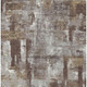 9' X 12' Chocolate And Ivory Abstract Washable Indoor Outdoor Area Rug