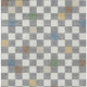 9' X 12' Gray And Beige Geometric Washable Indoor Outdoor Area Rug