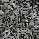 10' X 14' Black And Silver Geometric Washable Indoor Outdoor Area Rug