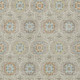 3' X 5' Beige And Brown Floral Medallion Washable Indoor Outdoor Area Rug