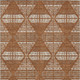 8' X 10' Orange And Beige Geometric Washable Indoor Outdoor Area Rug