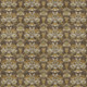 5' X 8' Chocolate And Copper Floral Washable Indoor Outdoor Area Rug