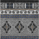 8' X 10' Black And Copper Tribal Washable Indoor Outdoor Area Rug