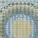 8' X 10' Blue And Silver Geometric Washable Indoor Outdoor Area Rug