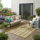 5' X 8' Walnut And Graphite Tribal Washable Indoor Outdoor Area Rug