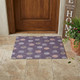3' X 5' Plum And Purple Geometric Washable Indoor Outdoor Area Rug