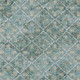 10' X 14' Teal Blue And Purple Geometric Washable Indoor Outdoor Area Rug