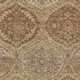 8' X 10' Copper And Pink Ogee Washable Indoor Outdoor Area Rug