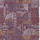 10' X 14' Eggplant And Brown Geometric Washable Indoor Outdoor Area Rug