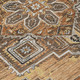 8' X 10' Copper And Beige Oriental Washable Indoor Outdoor Area Rug