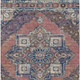 9' X 12' Merlot And Gold Oriental Washable Indoor Outdoor Area Rug