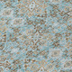 10' X 14' Teal Blue And Blue Oriental Washable Indoor Outdoor Area Rug