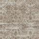3' X 5' Beige And Brown Floral Washable Indoor Outdoor Area Rug