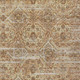 9' X 12' Copper And Purple Floral Washable Indoor Outdoor Area Rug