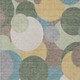 5' X 8' Green And Teal Blue Geometric Washable Indoor Outdoor Area Rug