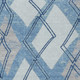 9' X 12' Sky Blue And Blue Geometric Washable Indoor Outdoor Area Rug