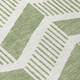 9' X 12' Fern Green And Green Geometric Washable Indoor Outdoor Area Rug