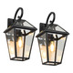 Black Transparent Outdoor Hanging Light