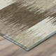 3' X 5' Chocolate And Brown Geometric Washable Indoor Outdoor Area Rug