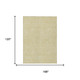 10' X 14' Wheat And Ivory Geometric Washable Indoor Outdoor Area Rug