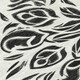 8' X 10' Ivory And Black Damask Washable Indoor Outdoor Area Rug