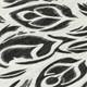 9' X 12' Ivory And Black Damask Washable Indoor Outdoor Area Rug