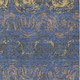 10' X 14' Navy Blue And Gold Abstract Washable Indoor Outdoor Area Rug