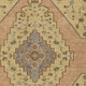 5' X 8' Gold And Copper Geometric Washable Indoor Outdoor Area Rug