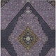 5' X 8' Plum And Purple Geometric Washable Indoor Outdoor Area Rug