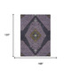 10' X 14' Plum And Purple Geometric Washable Indoor Outdoor Area Rug