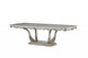 44" Off White Solid Wood Pedestal Base Dining Table