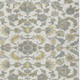 3' X 5' Ivory And Wheat Floral Medallion Washable Indoor Outdoor Area Rug