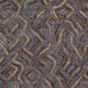 9' X 12' Brown And Black Abstract Washable Indoor Outdoor Area Rug