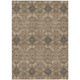 3' X 5' Copper And Green Geometric Washable Indoor Outdoor Area Rug