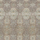 9' X 12' Brown And Copper Floral Washable Indoor Outdoor Area Rug