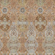 3' X 5' Copper And Orange Floral Washable Indoor Outdoor Area Rug