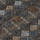 8' X 10' Black And Charcoal Geometric Washable Indoor Outdoor Area Rug