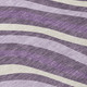 10' X 14' Plum And Purple Striped Washable Indoor Outdoor Area Rug